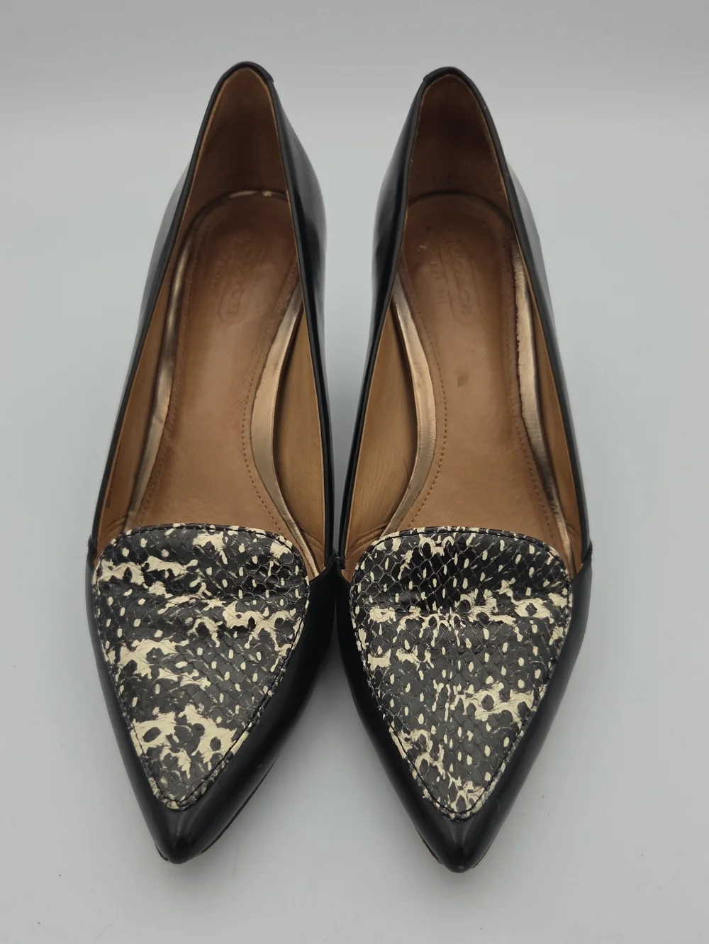 Coach Zayley Leather Heels Size 8B